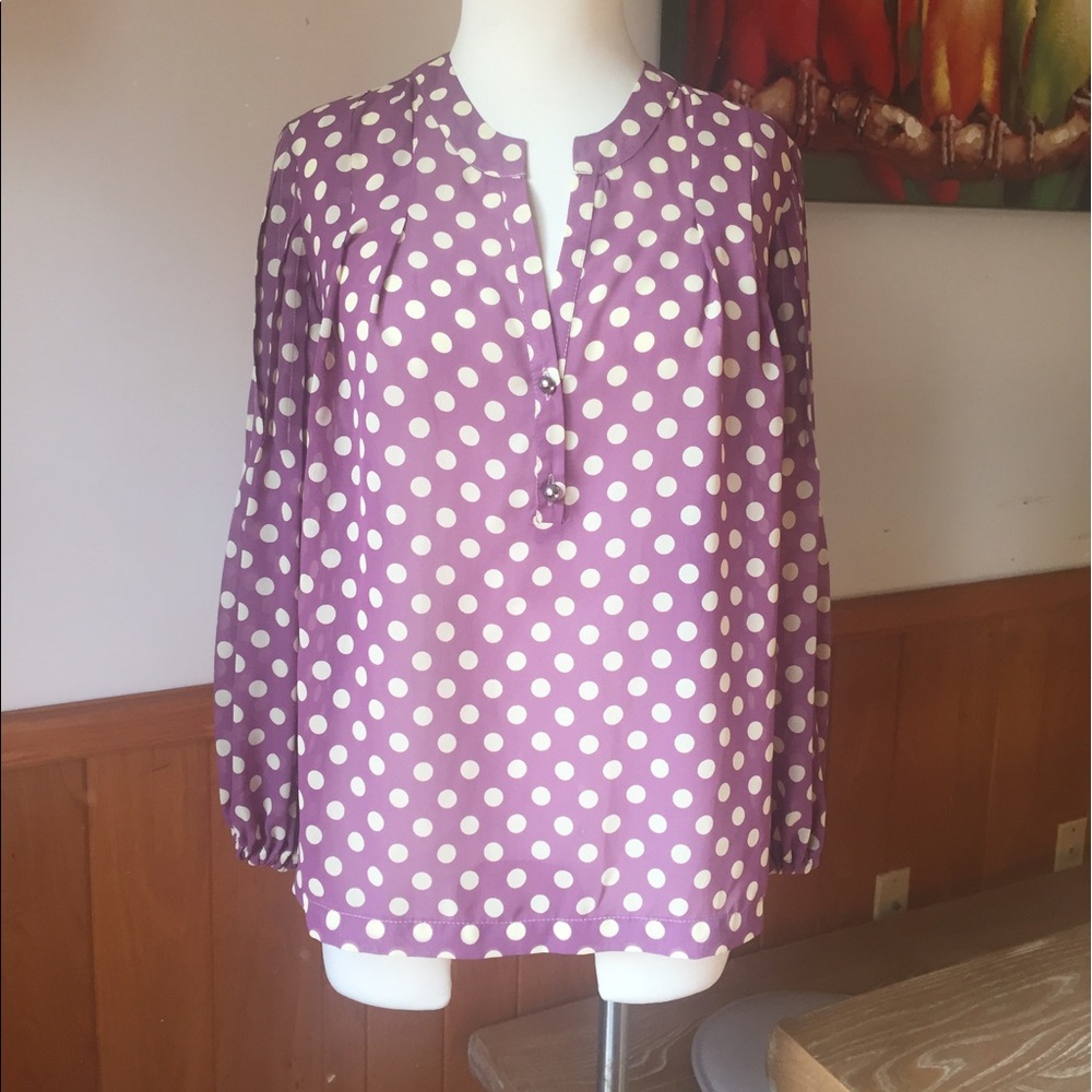 Polka dots blouse